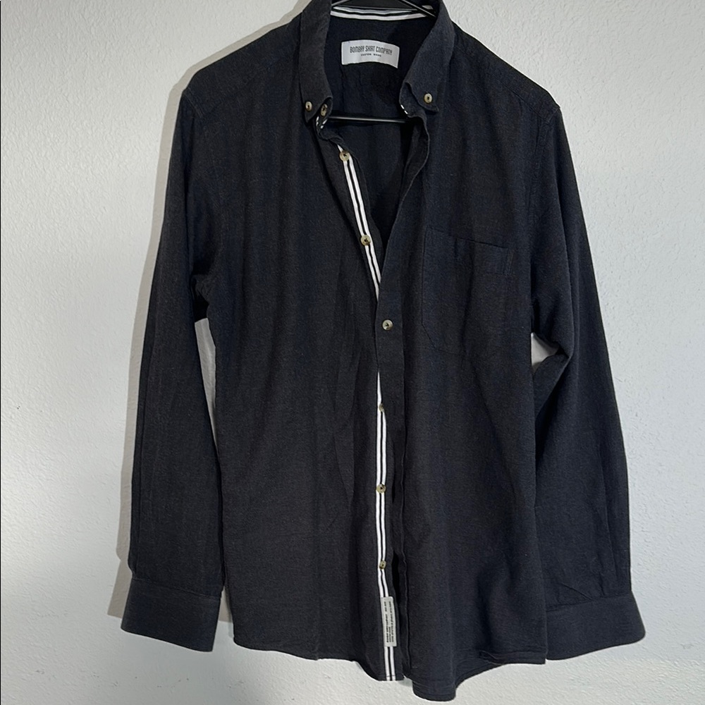 Men's Black Button-Up Jacket